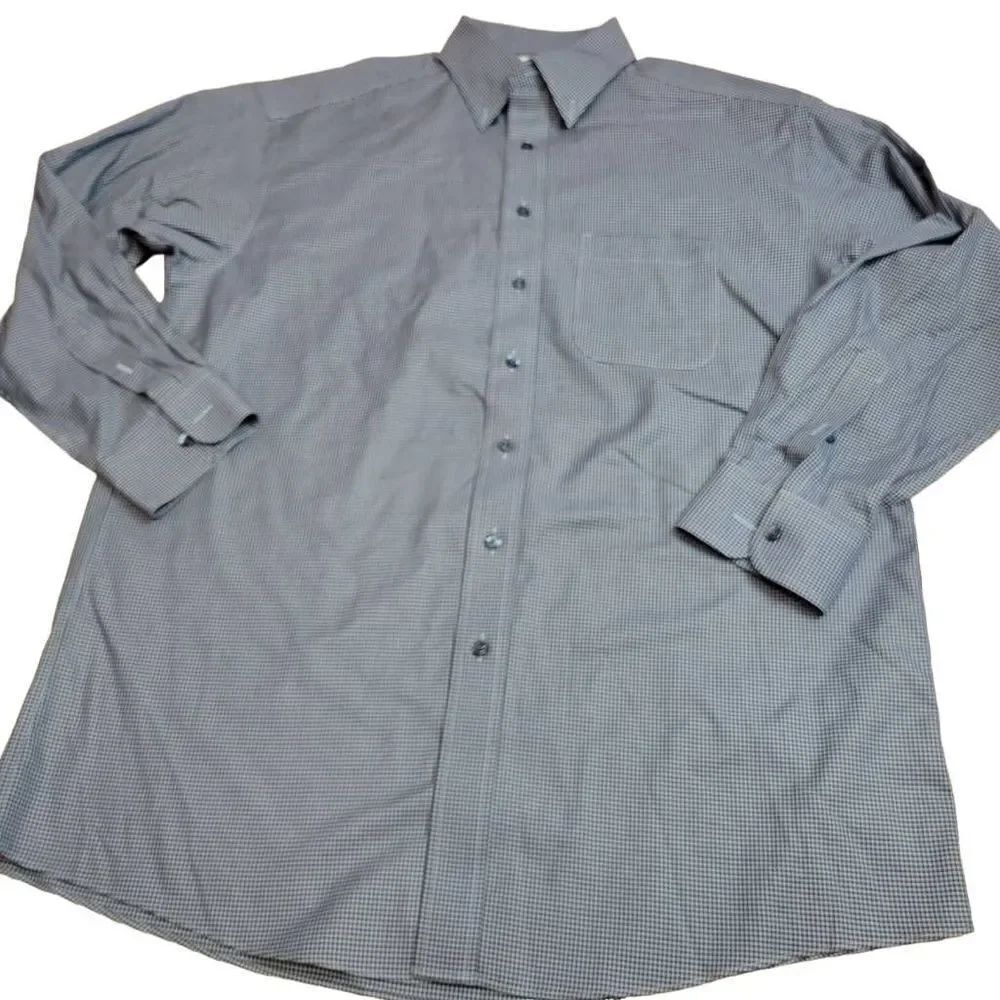 Gold Label houndstooth plaid shirt 16/33